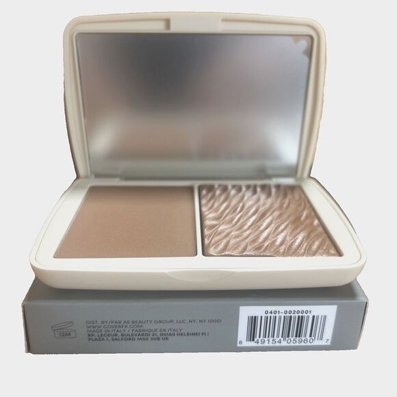 COVER FX MONOCHROMATIC BRONZER DUO MATTE & SHIMMER SUNKISSED BRONZE  0.51 OZ NEW - Picture 3 of 8